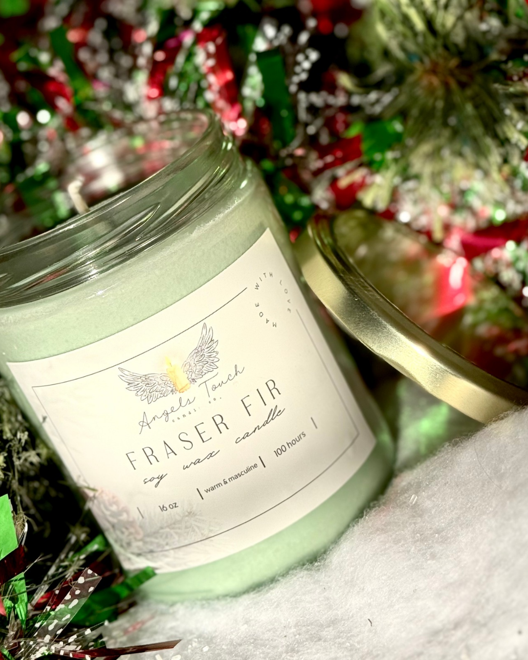 Angels Touch Candle Co. - Wholesale Jar/Filled Candle - Fraser Fir1
