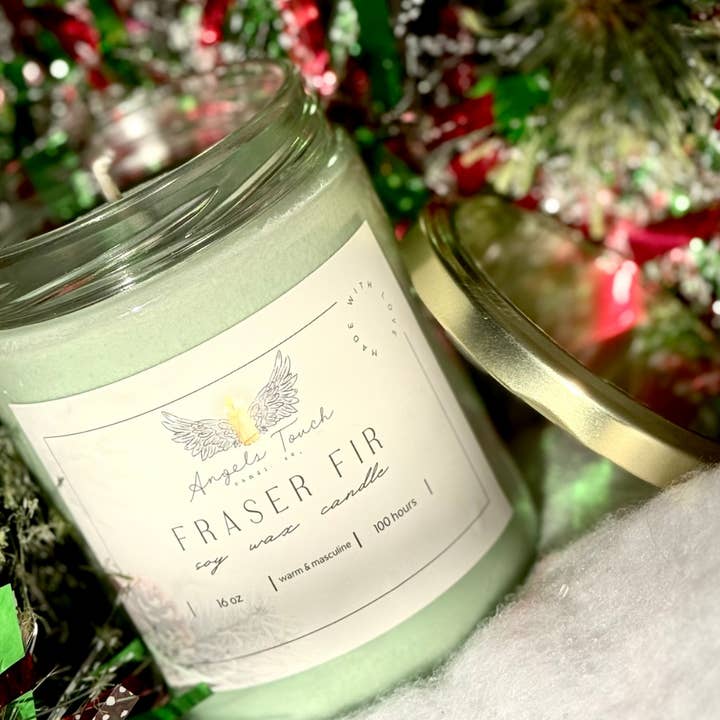 Angels Touch Candle Co. - Wholesale Jar/Filled Candle - Fraser Fir1