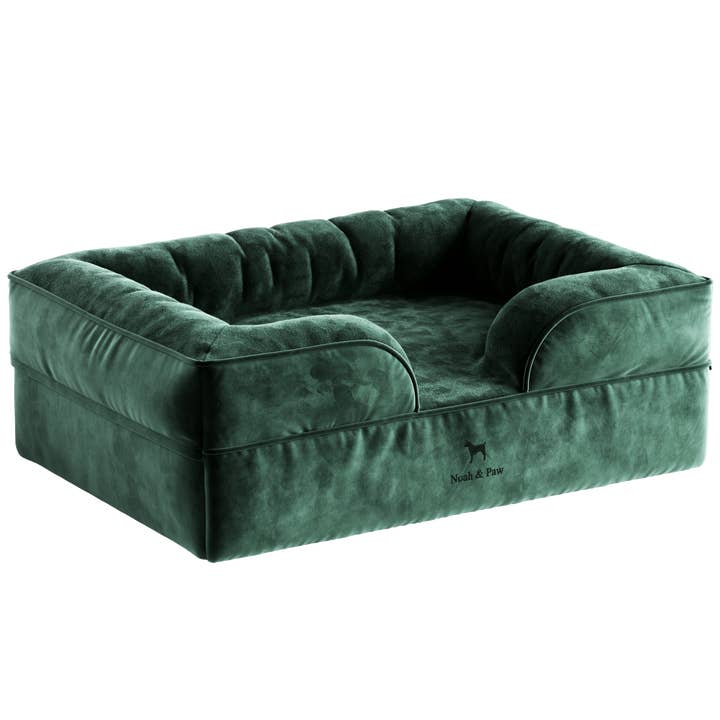 Noah and paw – wholesale Pet bed – Cat/dog – Velvet Orthopedic Pet Bed, Memory Foam, Infused with Cooling Gel