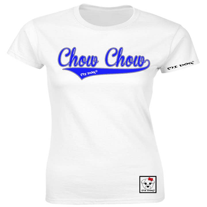 Chow Chow Dog Breed Blue Text for wholesale by MI DOG