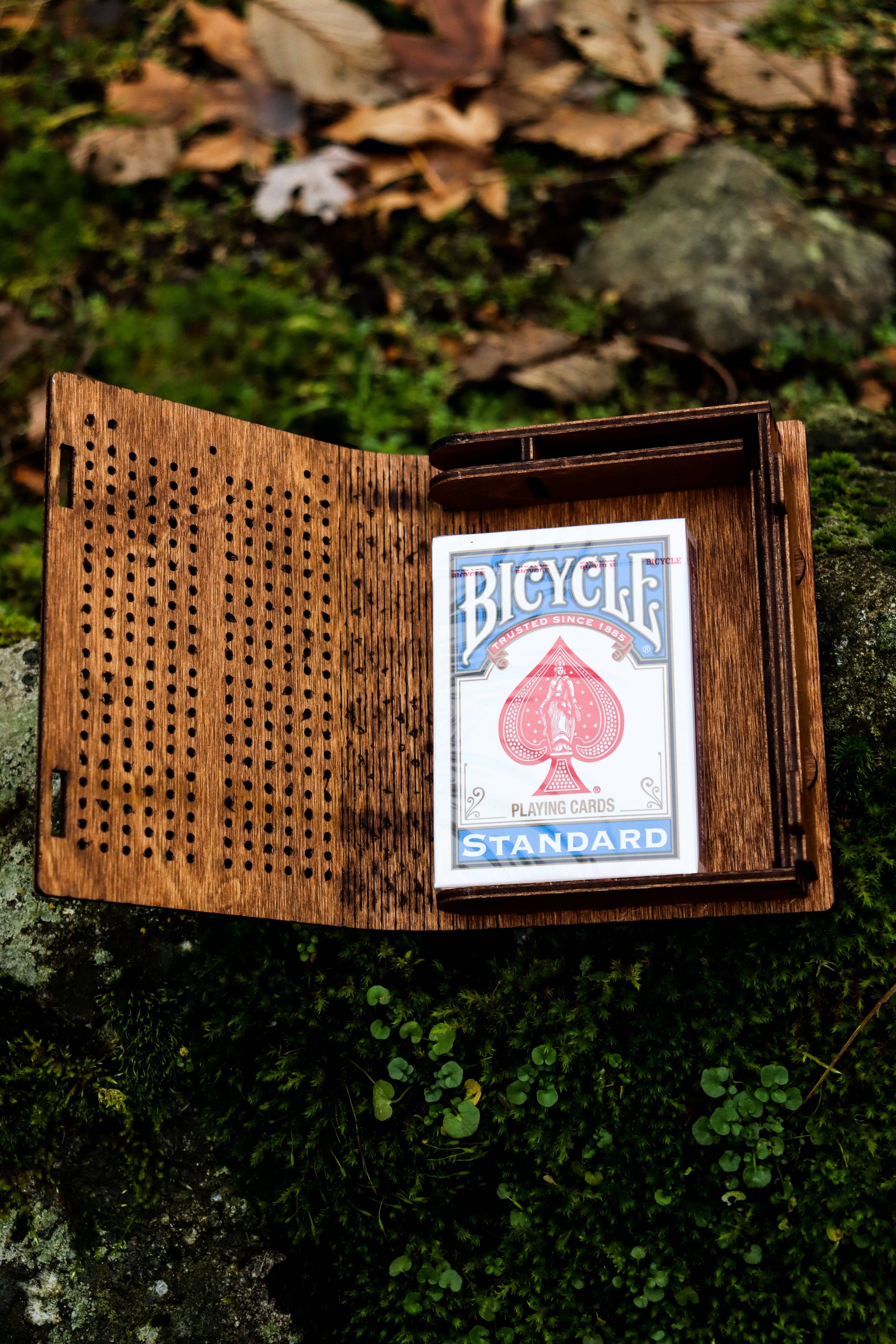 MIY Olympia - Wholesale Board Game - Travel Cribbage Board with Living Hinge5