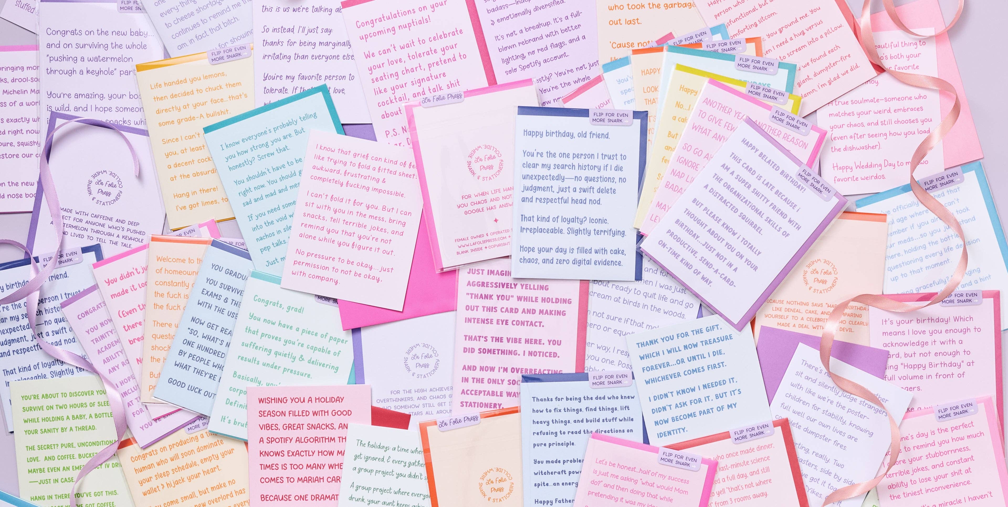 La Folie Press - Wholesale Birthday Card - Ageless Wonder Funny Pop Culture Birthday Greeting Card6