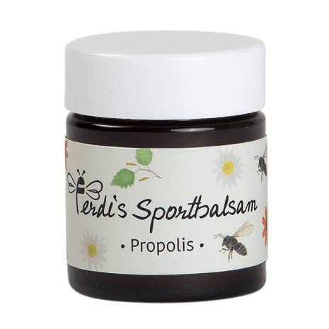 Ferdi’s Propolis Sport Balsam für den Großhandel von Ferdi's Imkerei