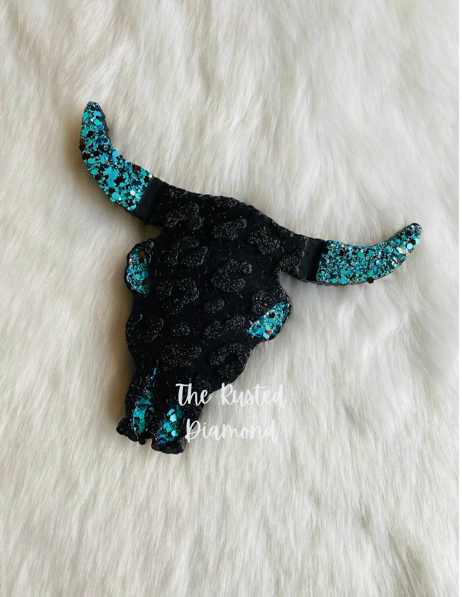 The Rusted Diamond - Wholesale Car Freshener - Women's - Leopard Bull Skull Freshie3