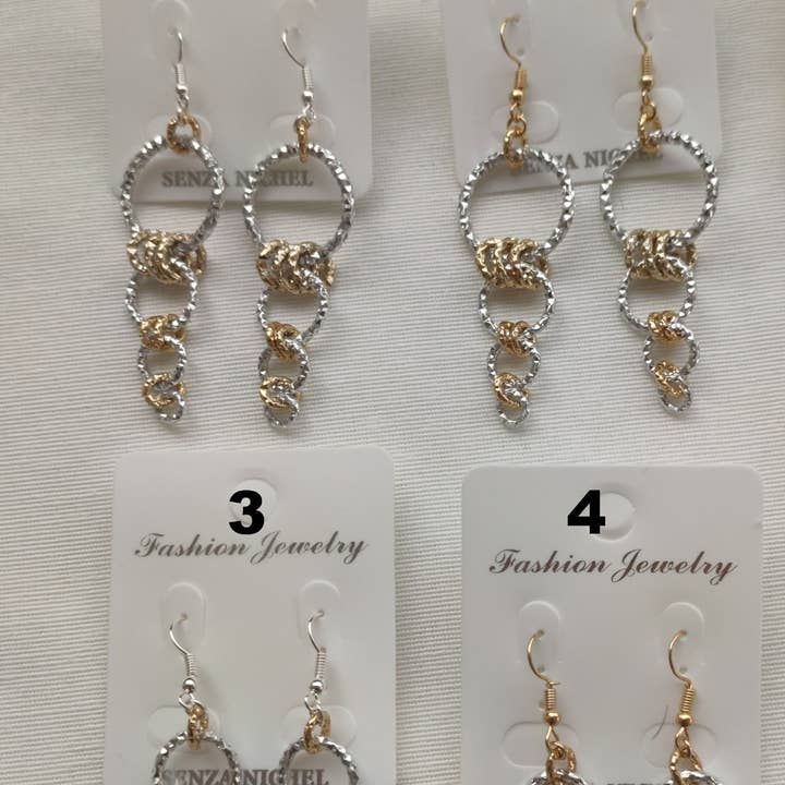 La Casa Della Bigiotteria - Wholesale Dangle Earrings - Aluminium Drop Earrings (Art.2)0