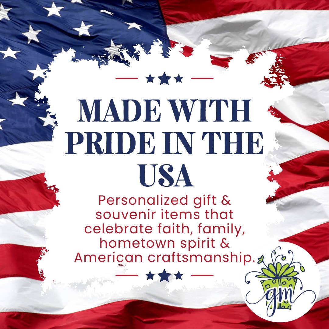 Giftable Memories - Wholesale Ornament - Custom Zip Code Town State Christmas Font Ornament3