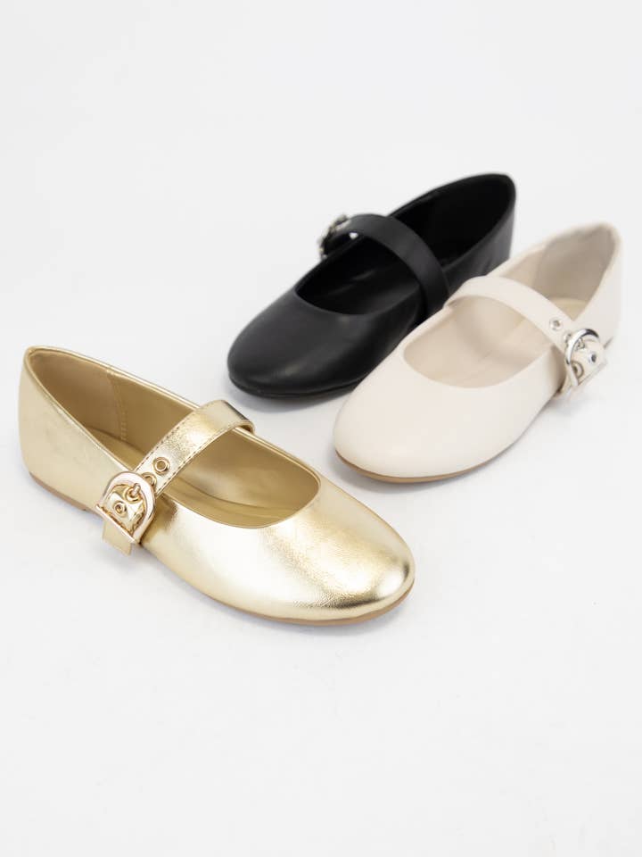 CCOCCI - Vendita all'ingrosso Ballerine - Donna - SEESAW MARY JANE A PUNTA TONDA CON CINTURINO E FIBBIA PIATTA8