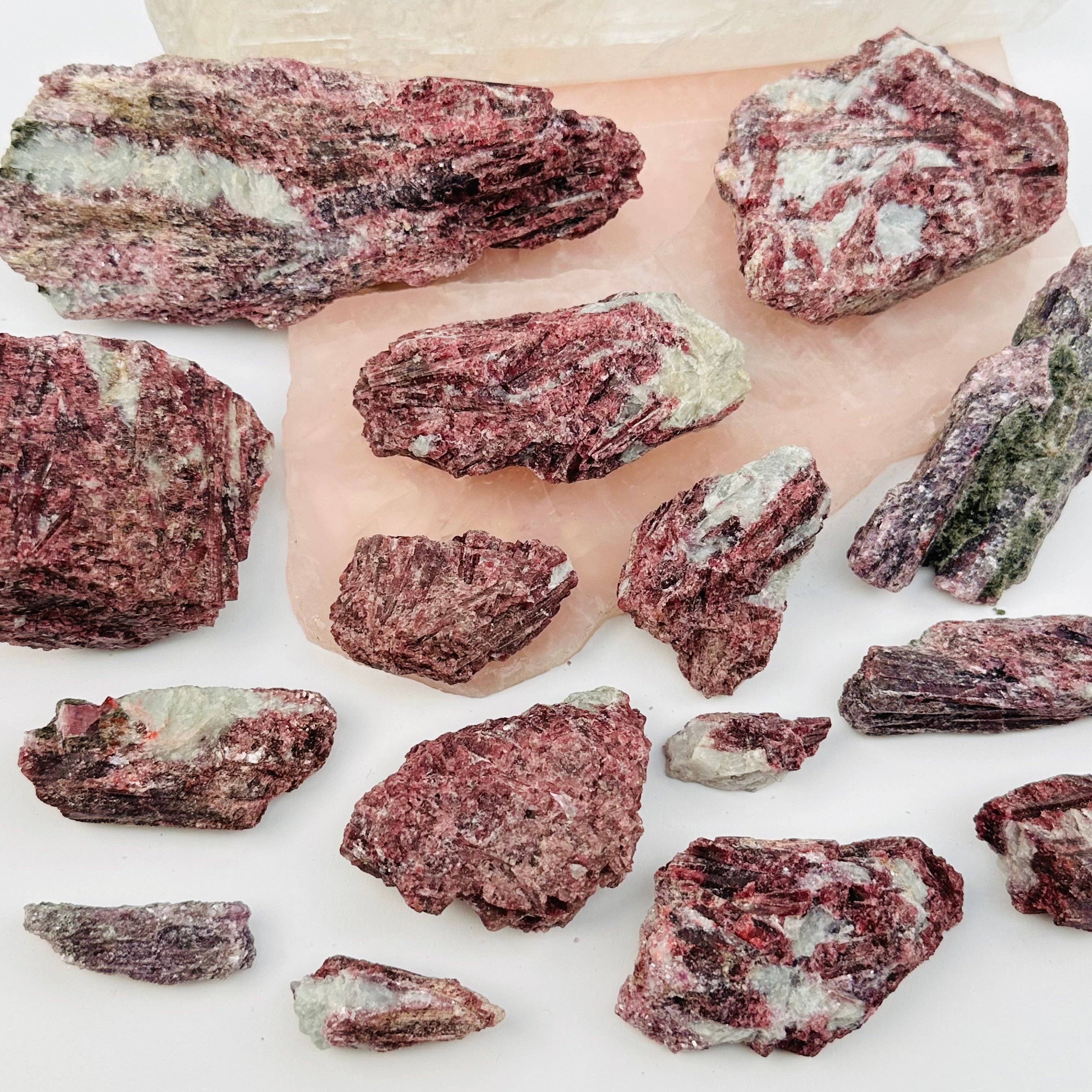 Rock Paradise – wholesale Andlig sten/kristall – Rosa turmalin på akvamarinmatris kristall1