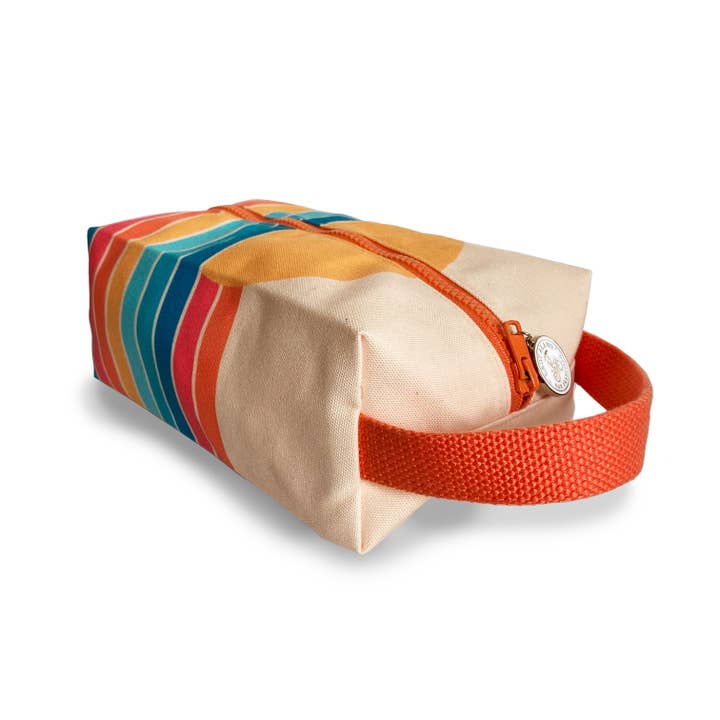 Lady Alamo - Wholesale Toiletry Bag - Unisex - Box Zip: Sunrise2