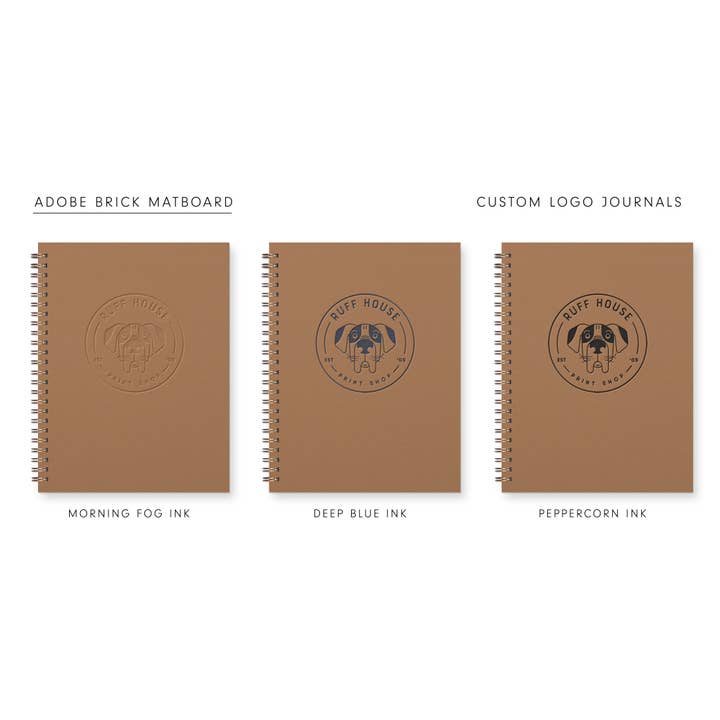 Ruff House Print Shop - Wholesale Notebook - Custom : Logo Journal Lined Notebook
