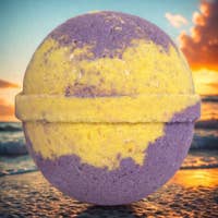 Lavender Muffin Bath Bomb for wholesale by Dulceria Soapery