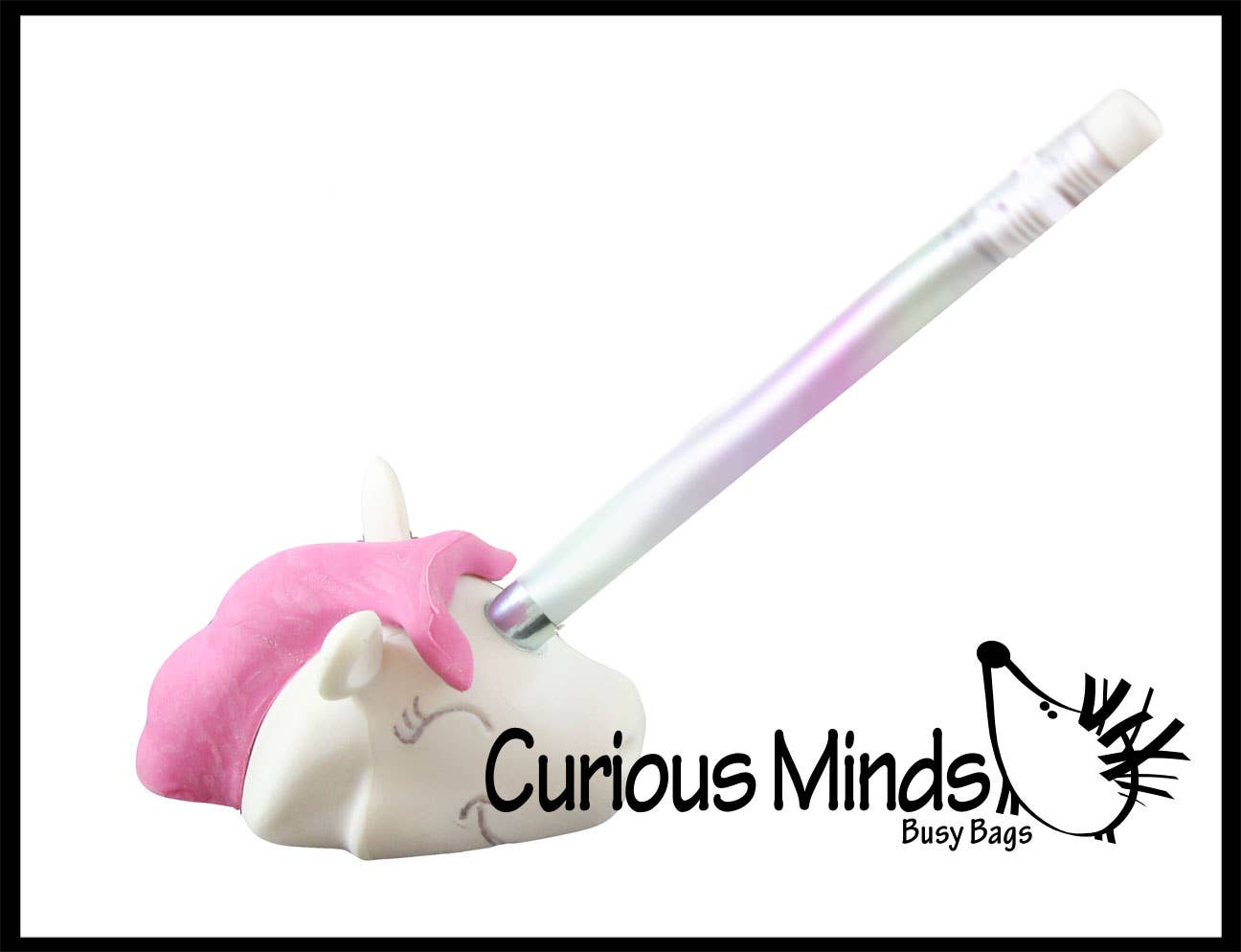 Curious Minds Toys – wholesale Suddgummi – Barn – 1 Unik 3D Unicorn Eraser med Pencil Horn Eraser CUTE0
