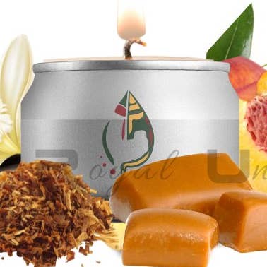 persika & Vanilj Crème brûlée Lotion Candle för wholesale av True Royal Universe