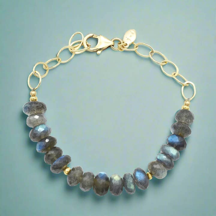 Lumiere Labradorite Bracelet for wholesale by J + I Jewelry