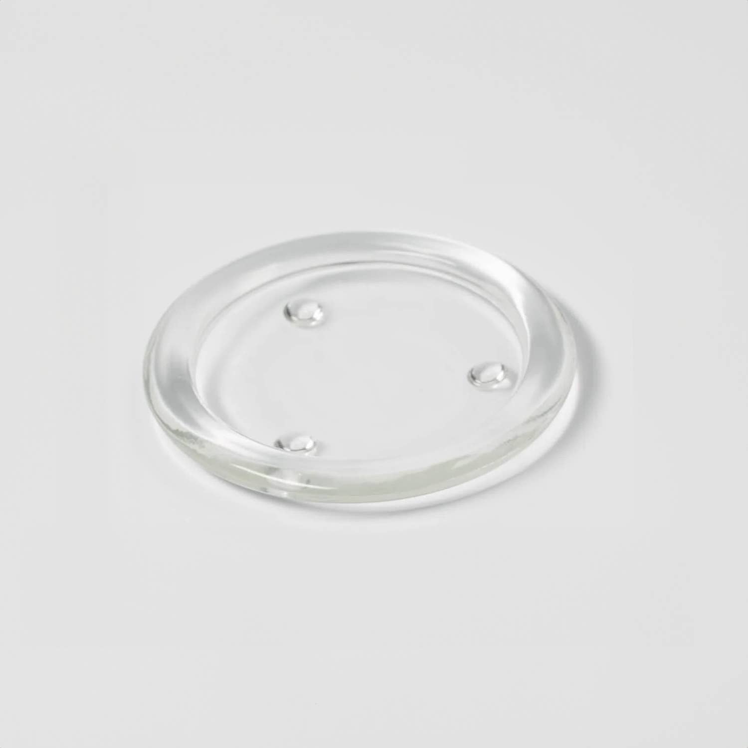 WGV International - Wholesale Candle Holder - WGV  Glass Pillar Candle Plate - 0.5"H2