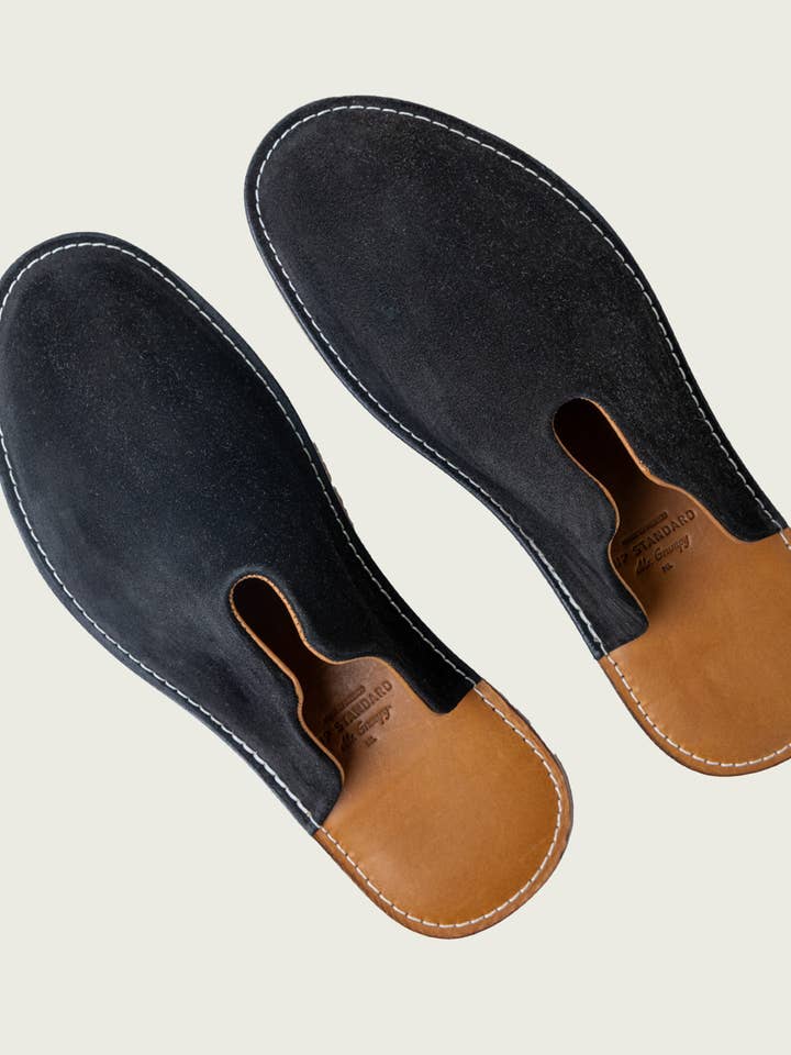 WP Standard - Vente Chaussons – homme - Pantoufles en cuir Mr. Grumpy