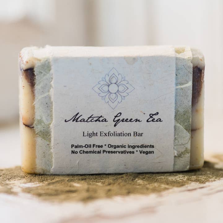 Matcha Green Tea Organic Soap for wholesale by Unearth Malee