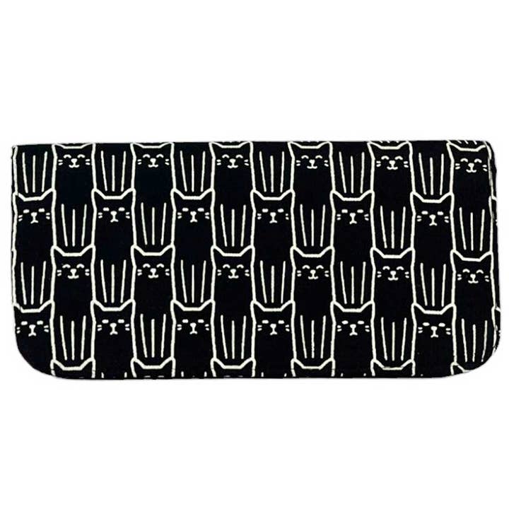 Malia Designs - Wholesale Wallet - Women's - Cat Print Long Wallet - Gift for Cat Lovers - Vegan Wallet