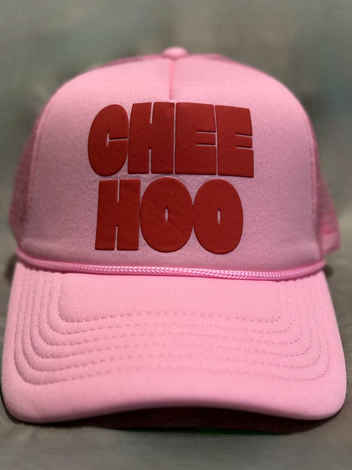 Cheehoo Pink Trucker Hat for wholesale by Salt + Sea