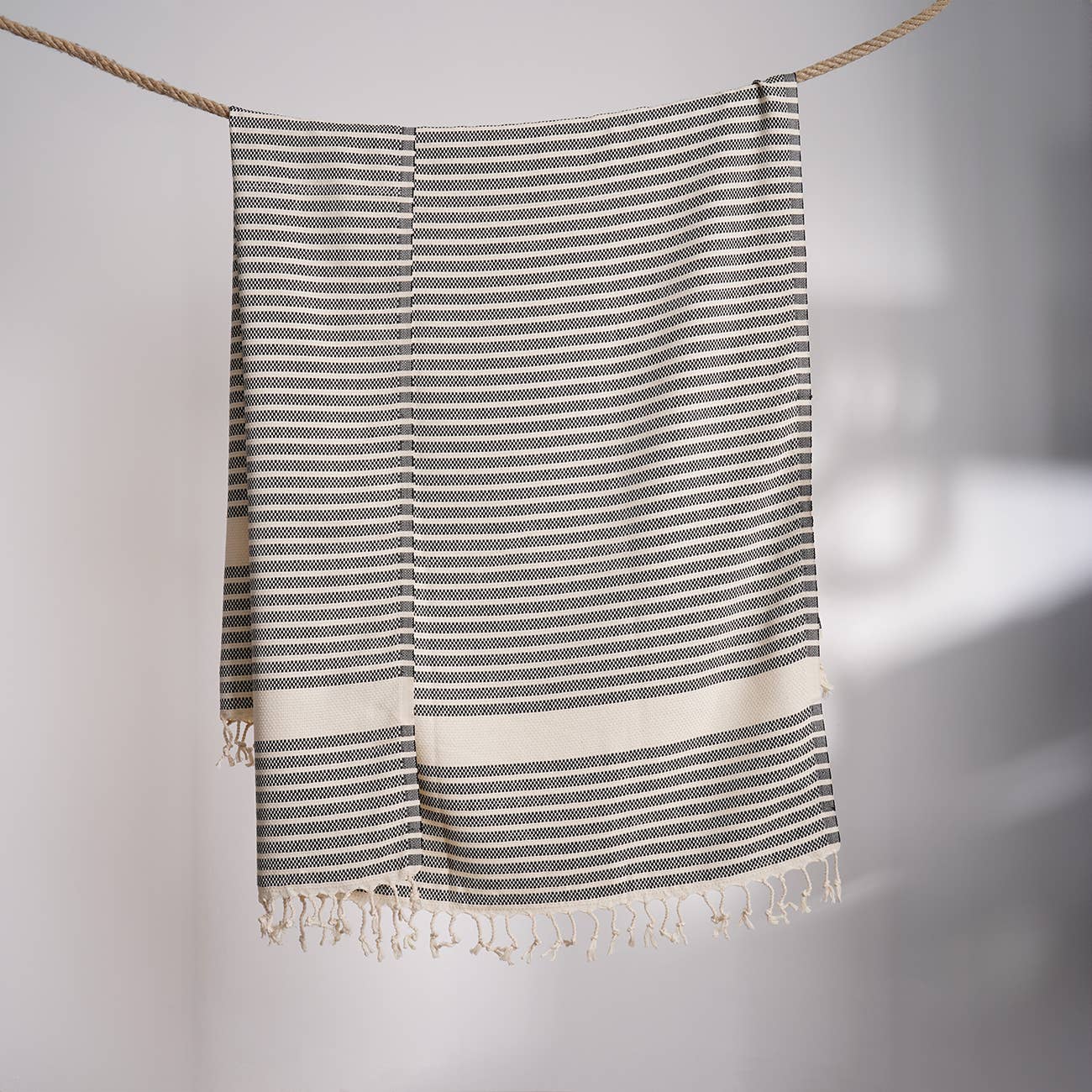 Kikoya - Vendita all'ingrosso Telo mare - Asciugamani da spiaggia turchi in cotone Midas 33x66 pollici a trama intrecciata per il bagno8