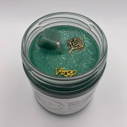 Boîte à bougies en cristal de guérison de la Vierge pour la vente par Ritual Junkie