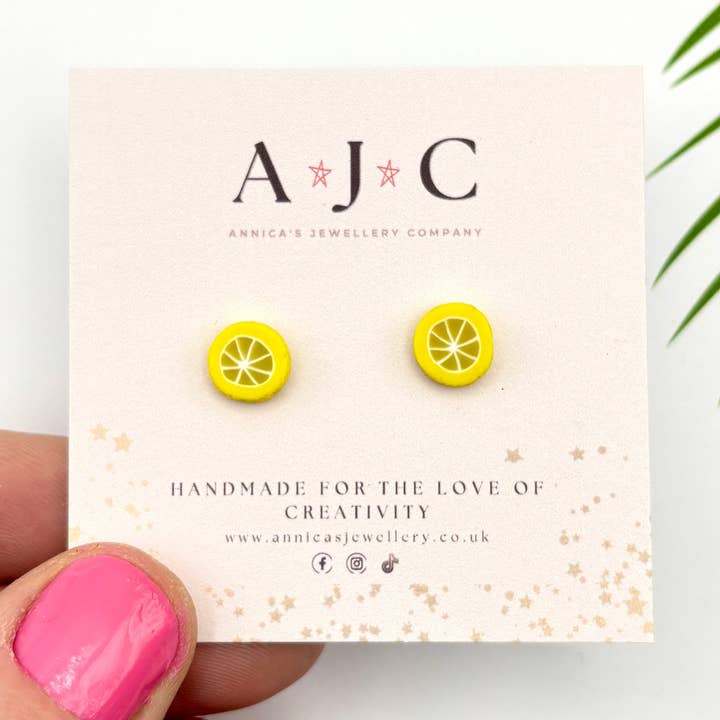 Micro Lemon Slices for wholesale by Annica’s Jewellery Co