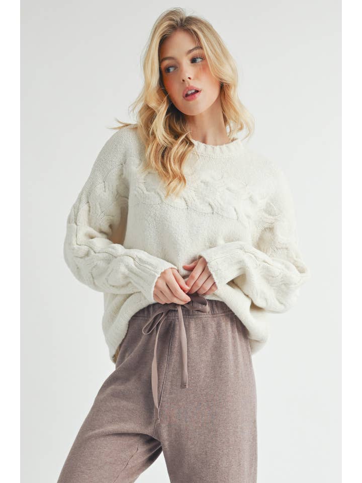 AEMI + CO - Wholesale Knit Sweater - Women's - 3205EK Elaine Sweater 214