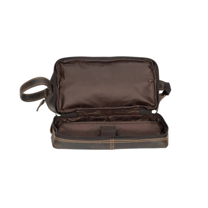 Greenwood Leather - Wholesale Toiletry Bag - Unisex - Napier Leather Toiletry Bag
