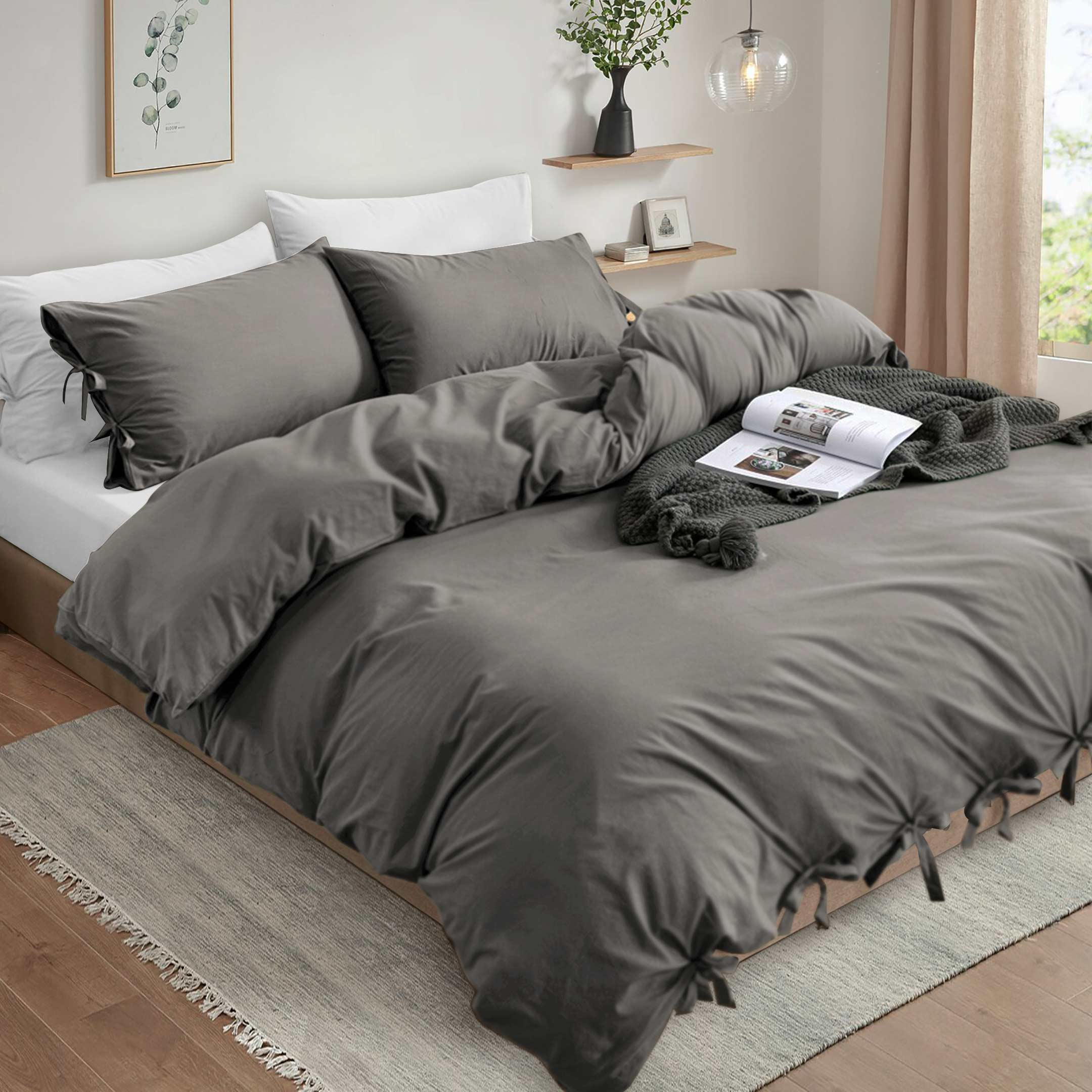 Cotton Passion - Wholesale Duvet Cover - Knotted Duvet Cover Set – Soft Microfiber Luxury Bedding4