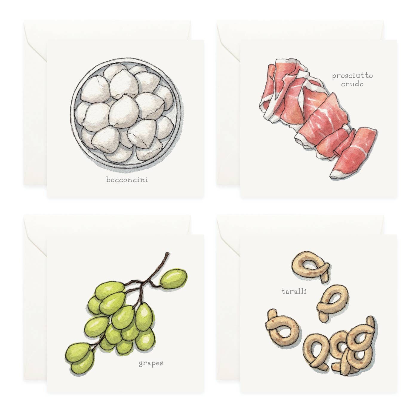 Yeesan Loh - Wholesale Stationery/Notecard Set - Mini Cards Set / Charcuterie Boards7