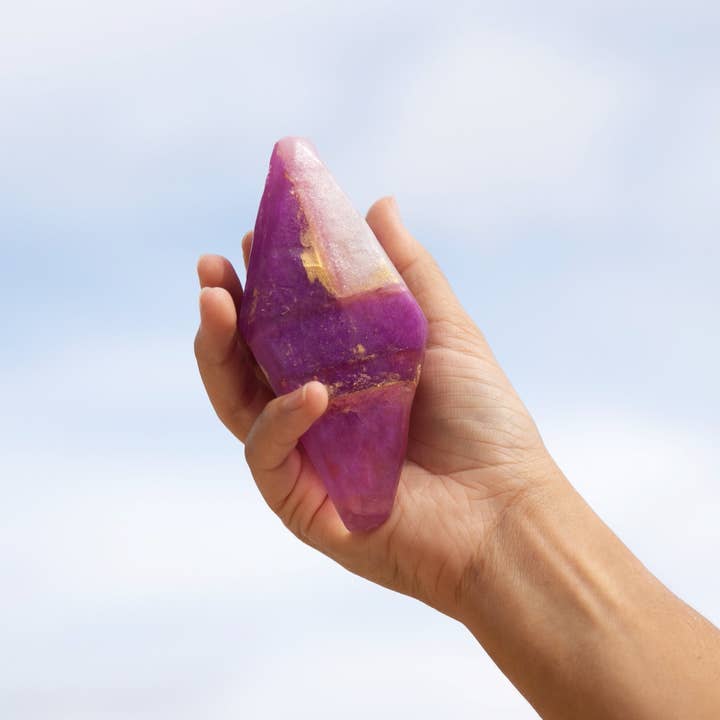 Summer Salt Body - Wholesale Bar Soap - Amethyst Crystal Soap - with hidden gemstone!