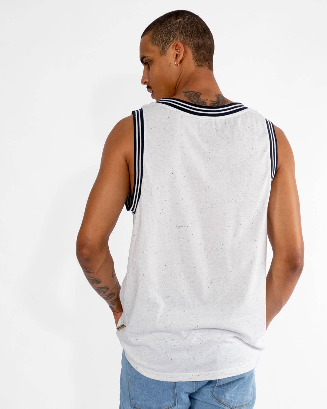StockNow Unipessoal - Wholesale Tank Top - Men's - Singlet Soul White2
