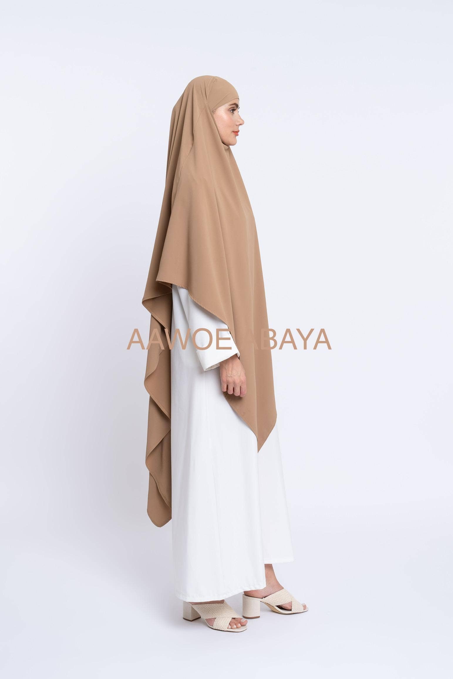 Aawoe Abaya - Vente Hijabs – femme - Khimar Maya Long Pointu - 2143-KH45
