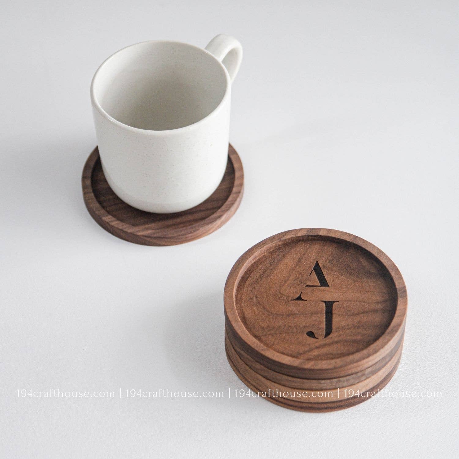 194 Craft House – wholesale Coasters – Custom Design Round Wood Coasters - Home Decor & Gifts4