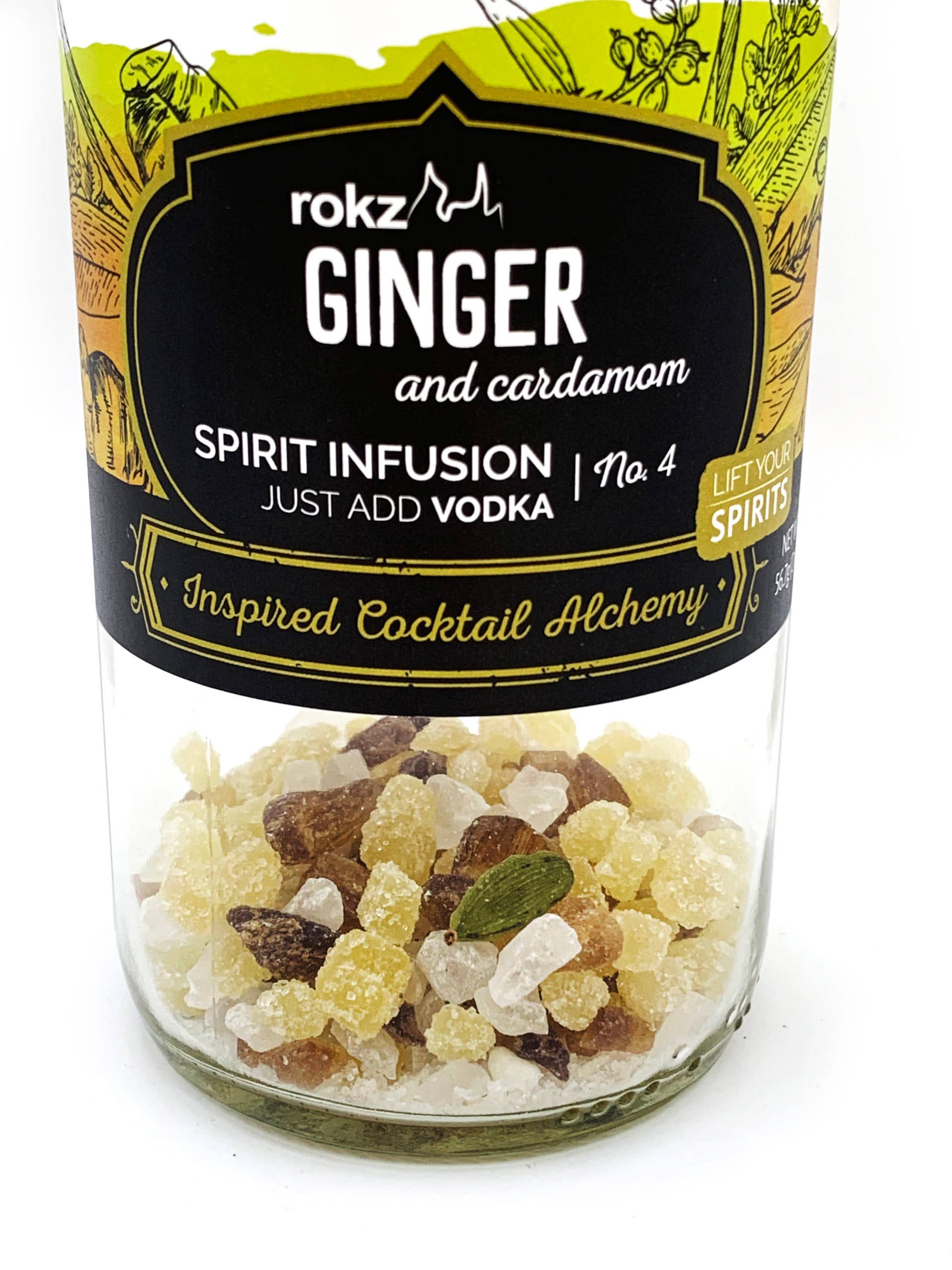 Rokz - Wholesale Cocktail Mix/Syrup - Ginger Cardamom Infusion1