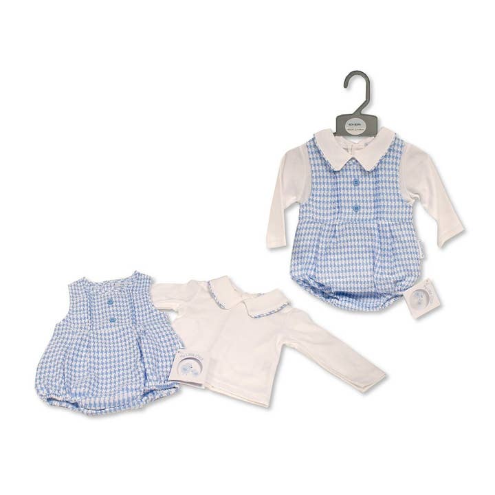 Baby Boys Short Romper 2 pcs Set -2576 for wholesale by Sheldon International