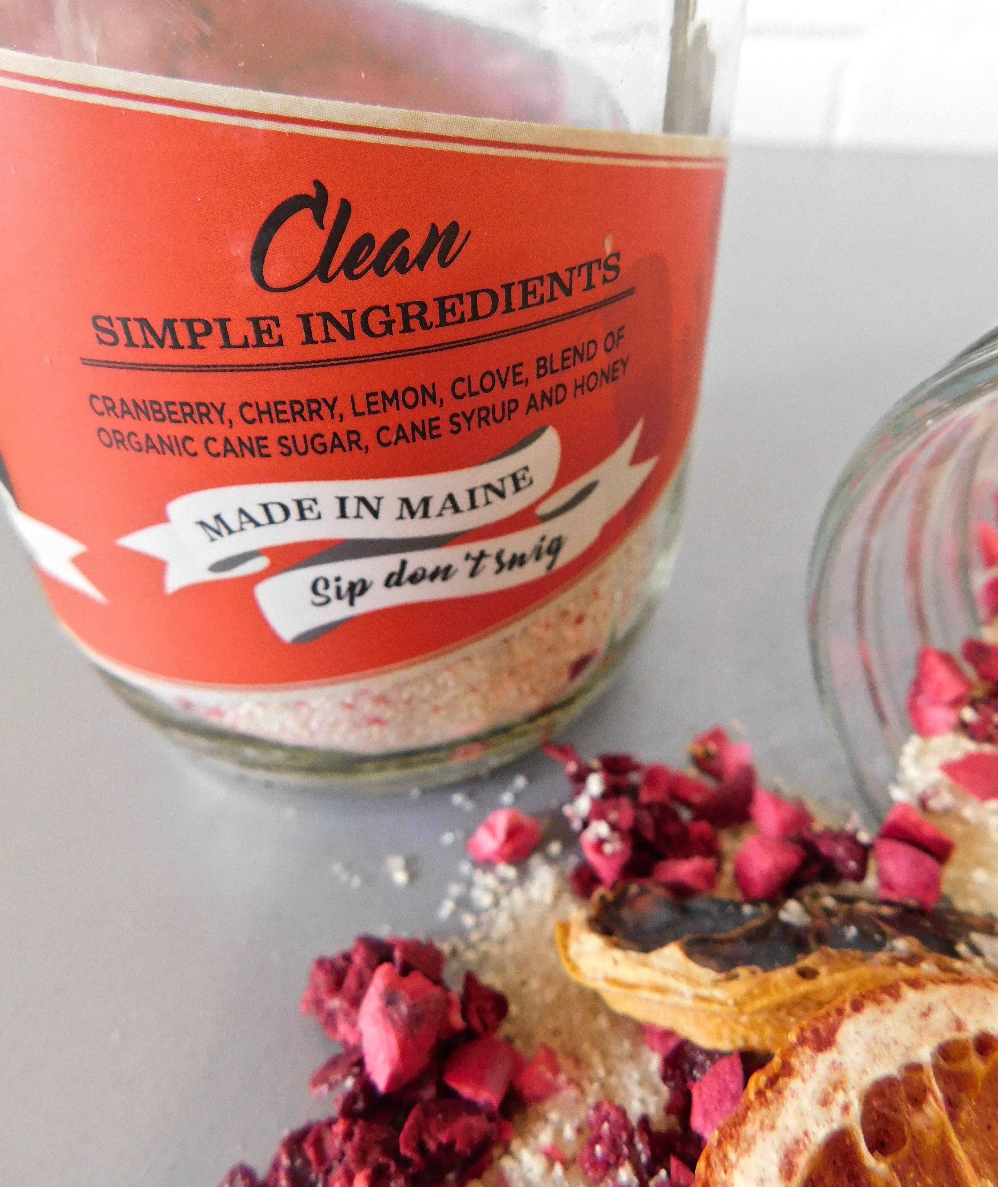 Vena's Fizz House - Wholesale Cocktail Mix/Syrup - 16 oz CRAN CHERRY SPIRIT SIPPER COCKTAIL INFUSION 
1