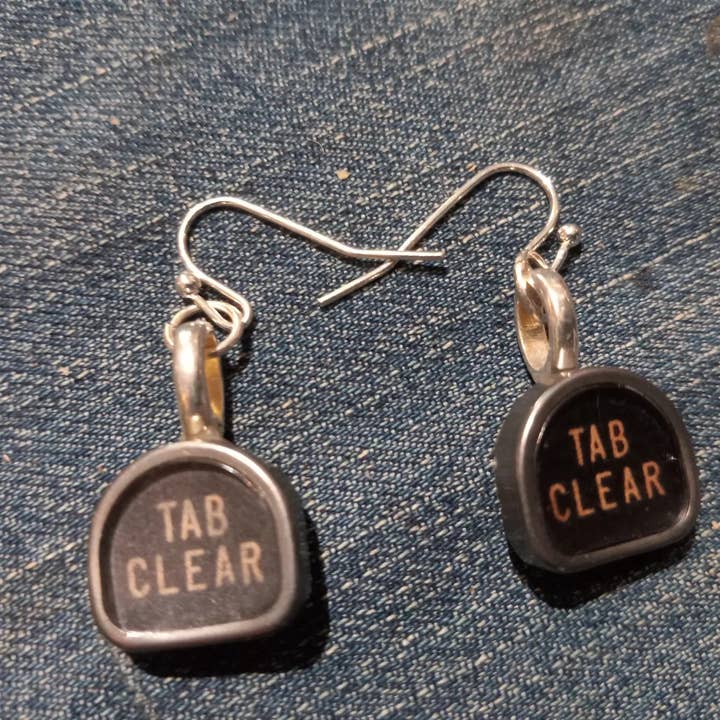 Dawna Anders Photography - Wholesale Dangle Earrings - Vintage Typewriter Key Dangle Earrings Words3