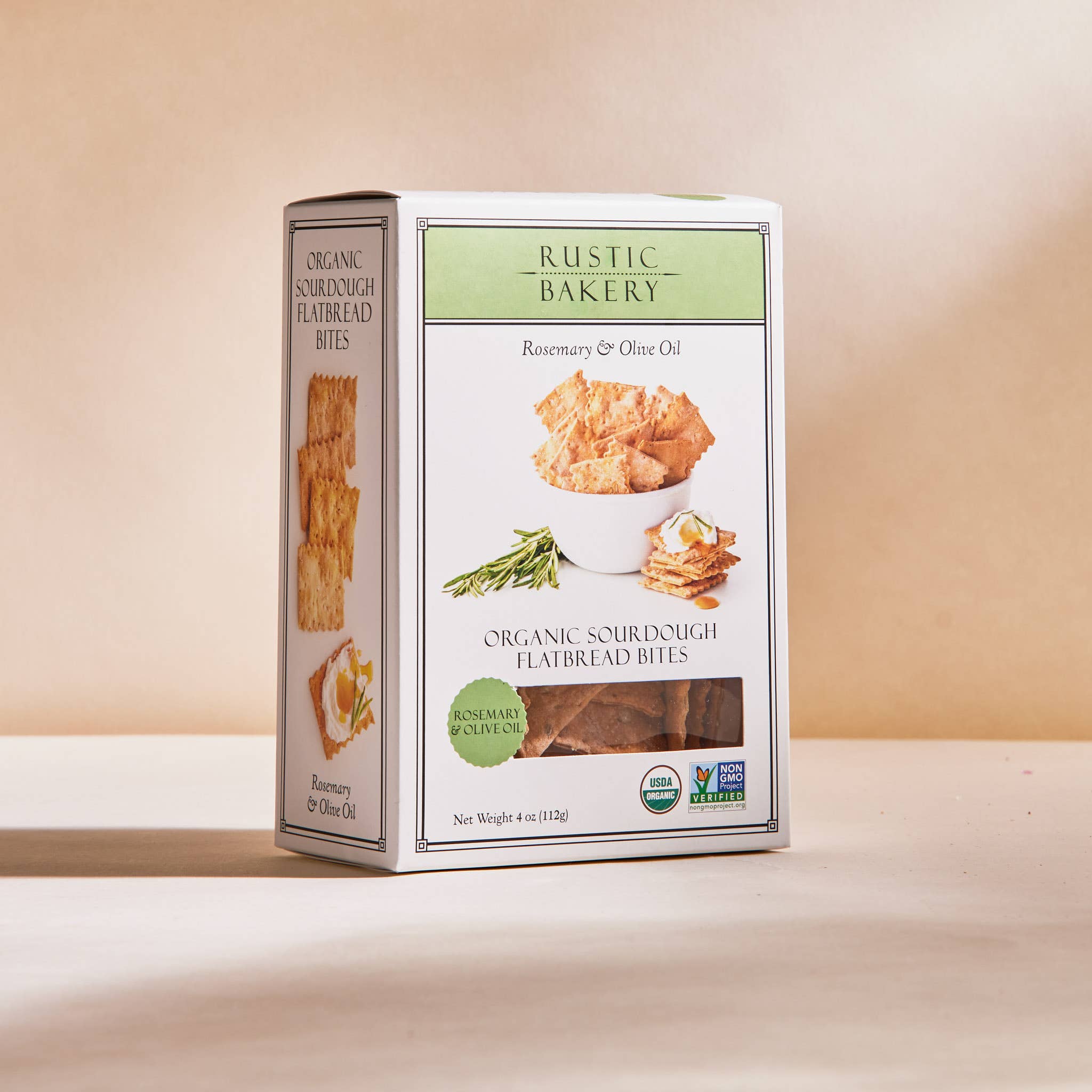 Rustic Bakery - Vente Biscuit salé - BITES - Boîte à huile d'olive et romarin