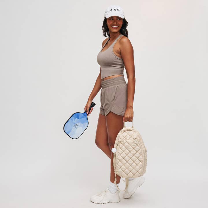 Sol and Selene - Wholesale Backpack - Women's - Match Point - Quilted Puffer Pickleball & Paddle Tennis Sling Backpack7