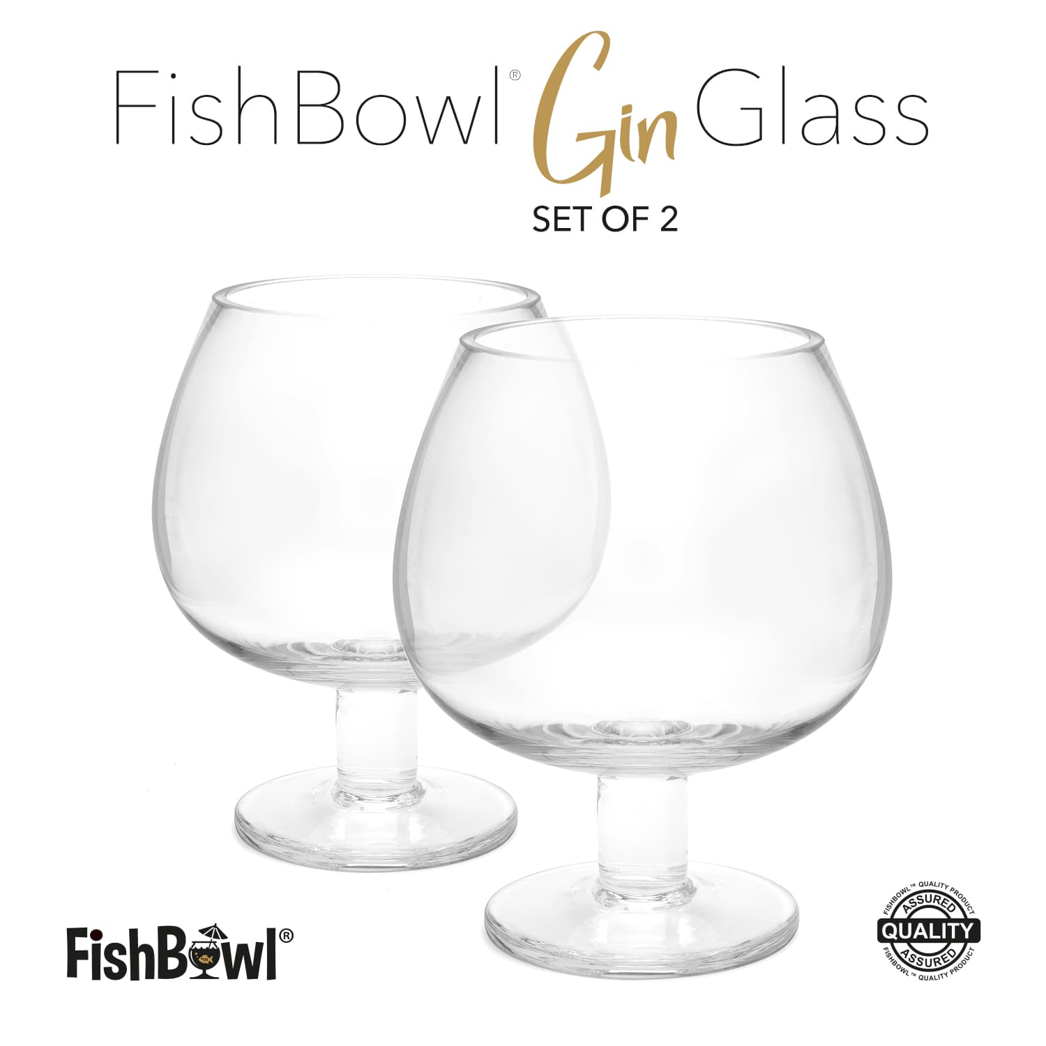 Wholesale Gifts Tomorrow – wholesale Cocktail/liquor glass – Fishbowl Set Of 2 Gin Cocktail Vodka Glass 600ml Gift Set2