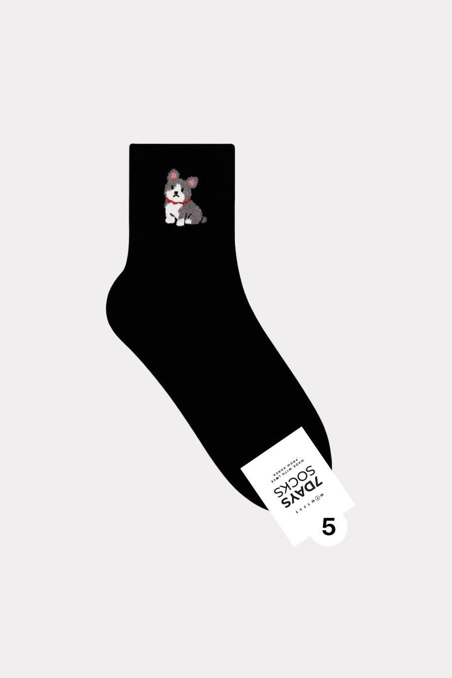 7DAYSSOCKS - Wholesale Socks - Women's - Women's Crew Puppy Land  Socks - Made in Korea4