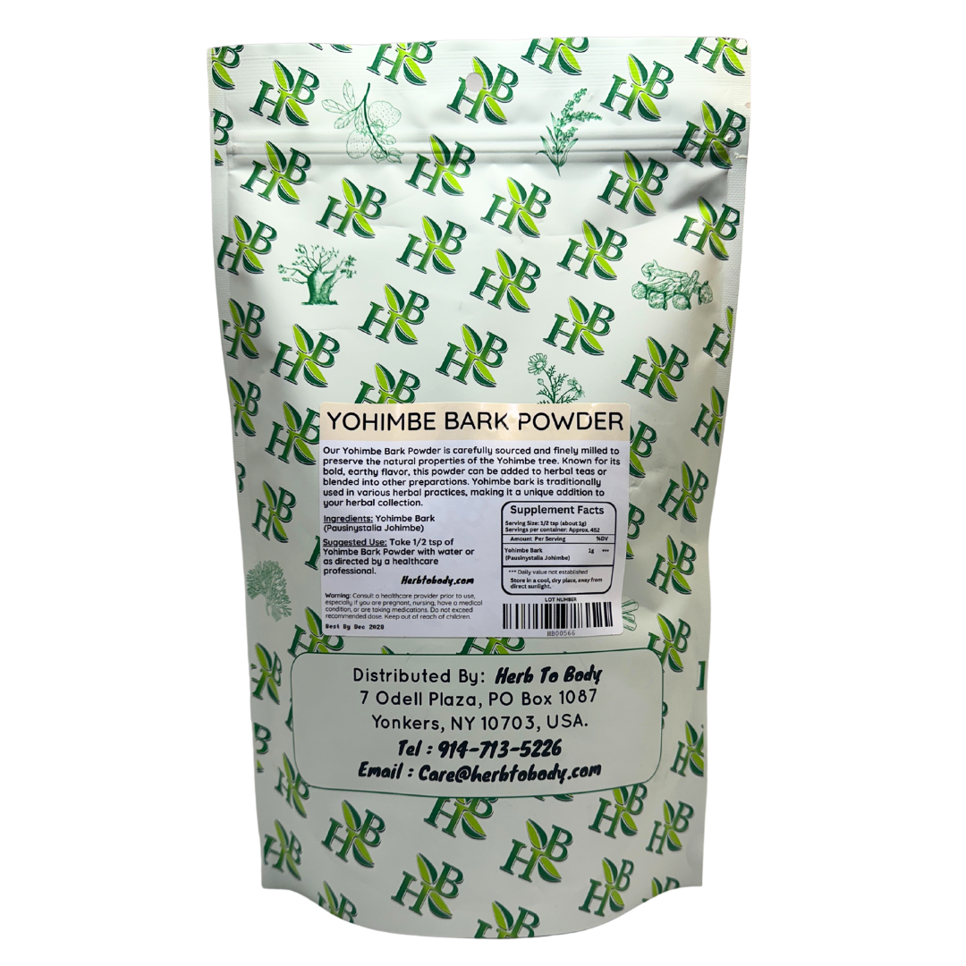 Herb To Body - Wholesale Herbs - Yohimbe Bark Powder 1lb1