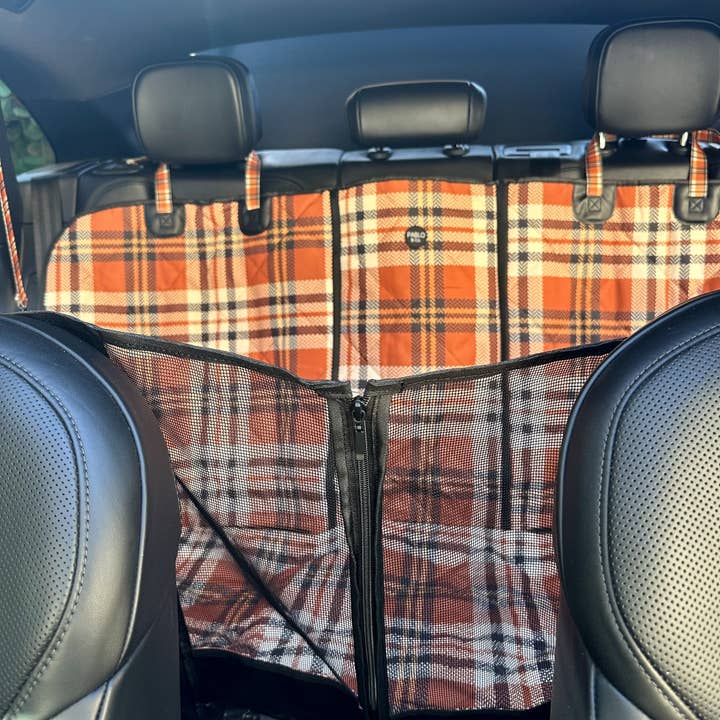 Pablo & Co. Boutique - Wholesale Car Seat Cover - Kids & Baby - Vintage Plaid: Deluxe Hammock Car Seat Cover
