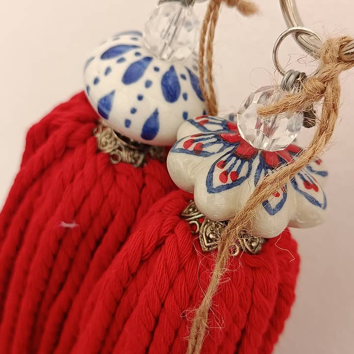 Red Earth Collection Red Threads Tierra Colorada - Decorative Boho Tassel for Curtains, Doors for wholesale on Faire3