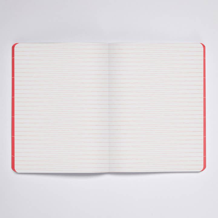 nuuna - Wholesale Notebook - Break The Grid Red - Notebook L light | 82 creative grids3