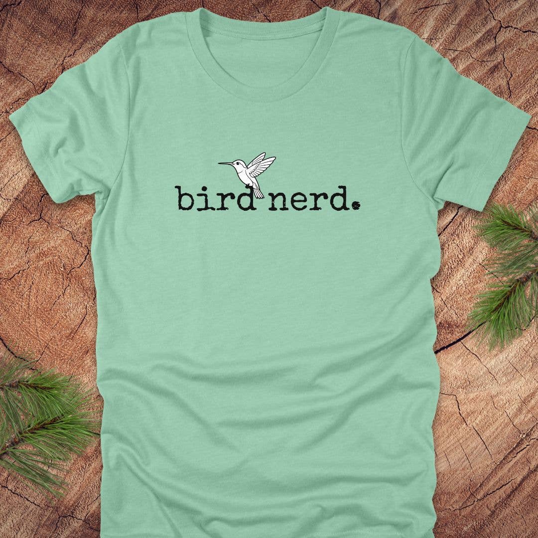 Wandering Owl Adventure Co. - Wholesale Screen Printed T-Shirt - Unisex - Simply A Bird Nerd Tee5