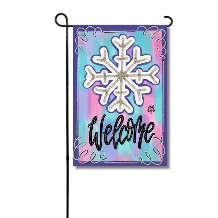 Jardin Glamour de Flocons de Neige pour la vente par DK Designs Georgia