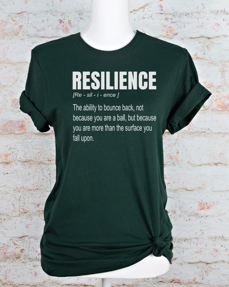 Stormy Vision - Wholesale Shirt - Women's - Resilience Definition T-Shirt | Mental Health Clothing2