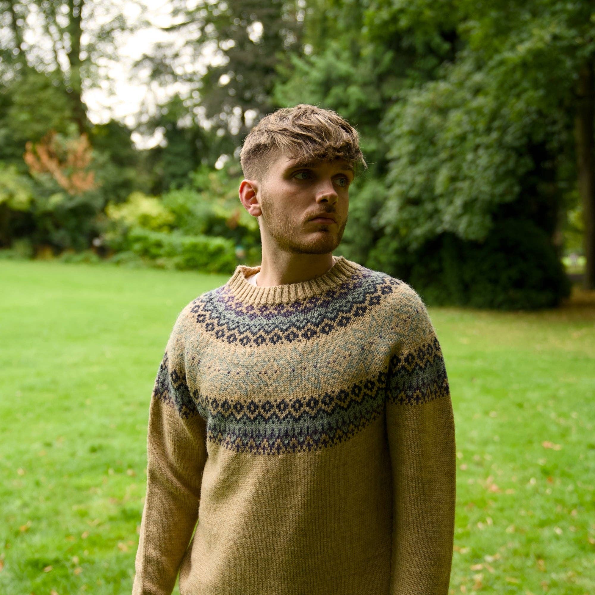 Mars Knitwear – wholesale Knitted jumper – Men′s – British Wool - Cobden - Moreland7